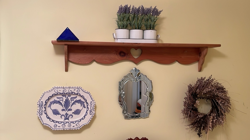 Wall Shelf and Decor