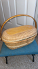 Iron Base Fabric Stool, Wicker Baskets, Miscellaneous Decor - 8