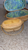 Iron Base Fabric Stool, Wicker Baskets, Miscellaneous Decor - 15