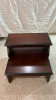 Wooden Step Stool & Antique Dining Chair - 4