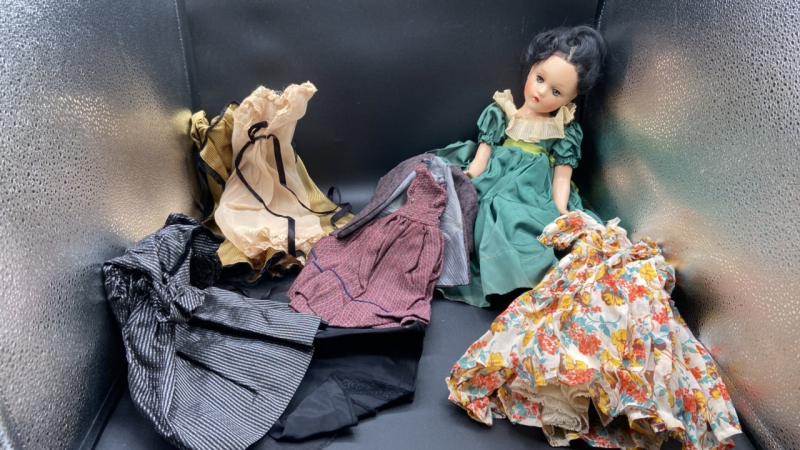 Vintage Madame Alexander Doll and Clothing