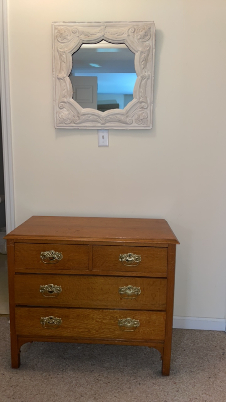 Oak 4 Drawer Dresser