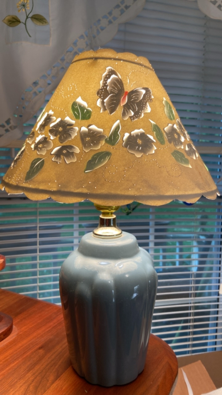 Ceramic Table Lamp Artistic Shade