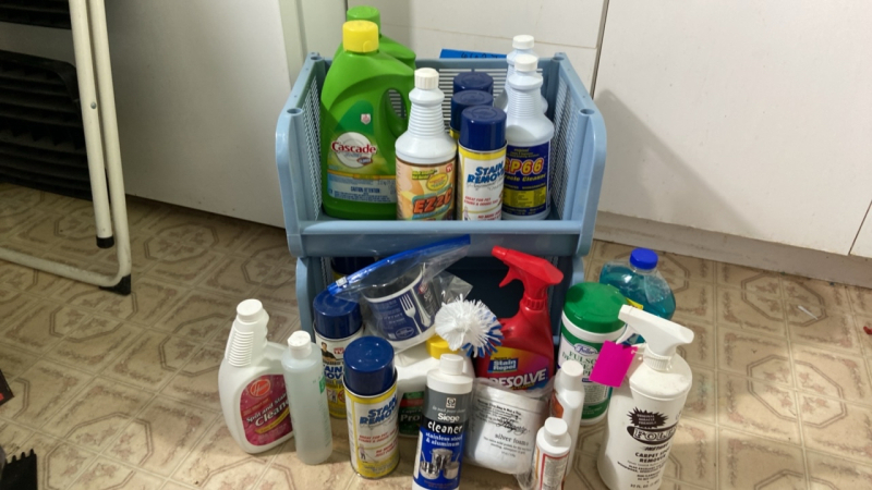 Assorted Cleaning Supplies