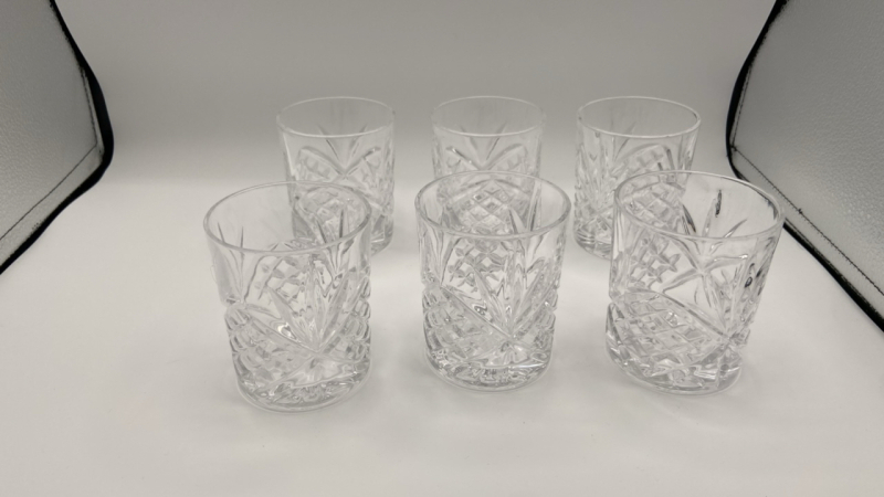 Crystal Old Fashion 10oz. Glasses (6)