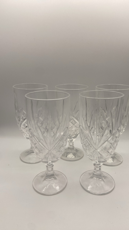 Crystal Stem Goblets (5)