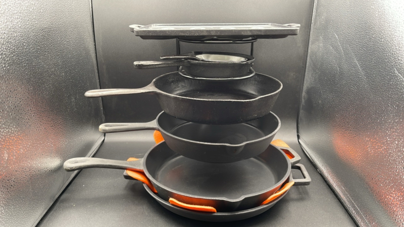 Assorted Iron Skillets