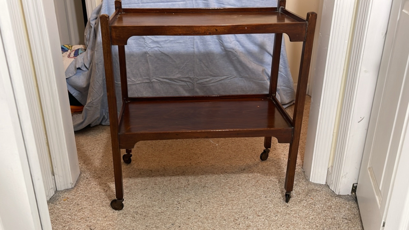Vintage Danish Tea Cart or Serving Cart