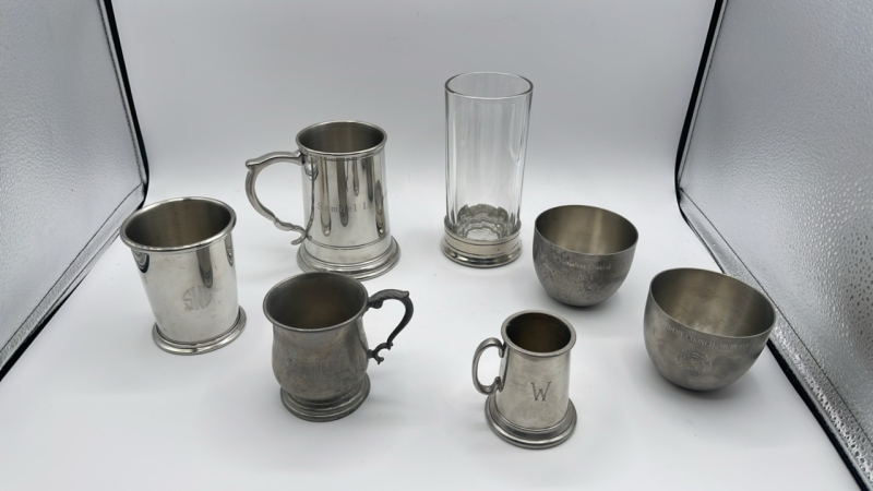 Pewter Cups