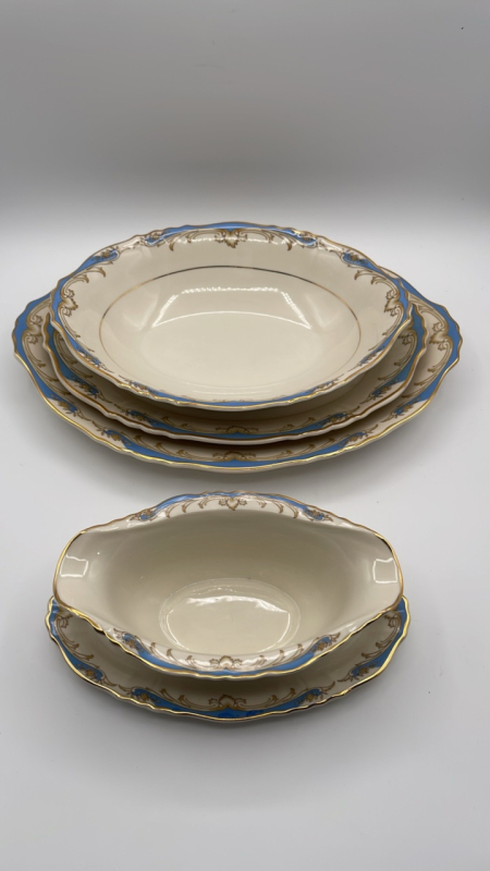 Federal China Gravy Boat & Serving Dishes