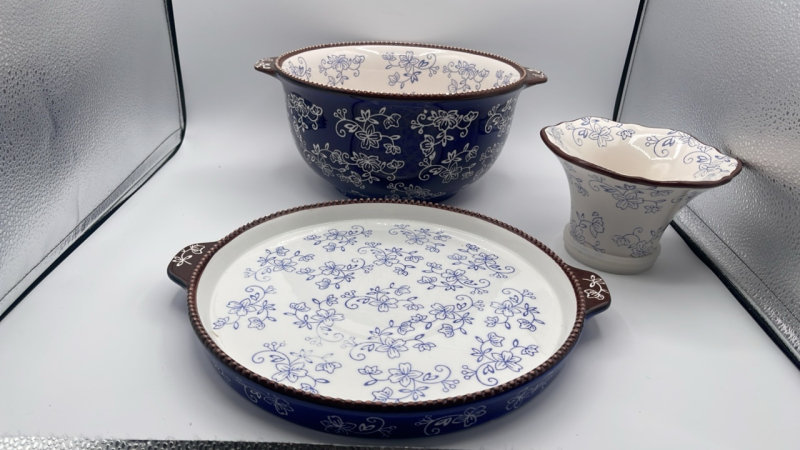 Floral Lace Serving Set