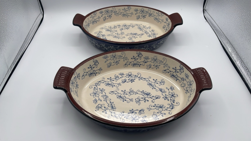Floral Lace Casserole Dishes