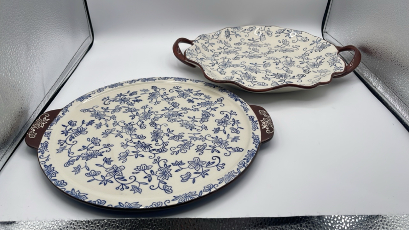 Floral Lace Platters