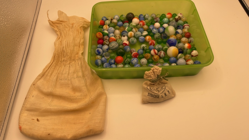 Vintage Marbles with Bags