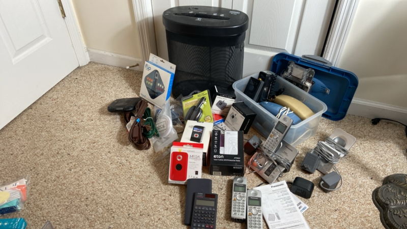 Telephone shredder extension, cord, accessories, mega, power, bank, etc.