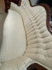 Antique Victorian Beige Settee - 13