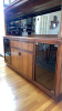 Credenza and Hutch with Oil Lamps and Decor - 2