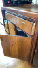 Credenza and Hutch with Oil Lamps and Decor - 10