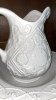 White Embossed Pitcher Bowl - 4