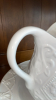 White Embossed Pitcher Bowl - 7