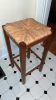 Backless Bar Stools (2), Red Metal Fan & Hanging Stoneware - 10