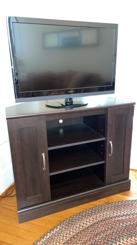 VIZIO 32” TV with Cabinet