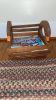 Coffee Table and Wooden Swan Magazine Holder - 7