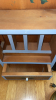 Lamp, Shoe Rack, Wood Wall Shelf with Drawer - 6