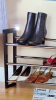 Lamp, Shoe Rack, Wood Wall Shelf with Drawer - 9