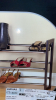 Lamp, Shoe Rack, Wood Wall Shelf with Drawer - 10