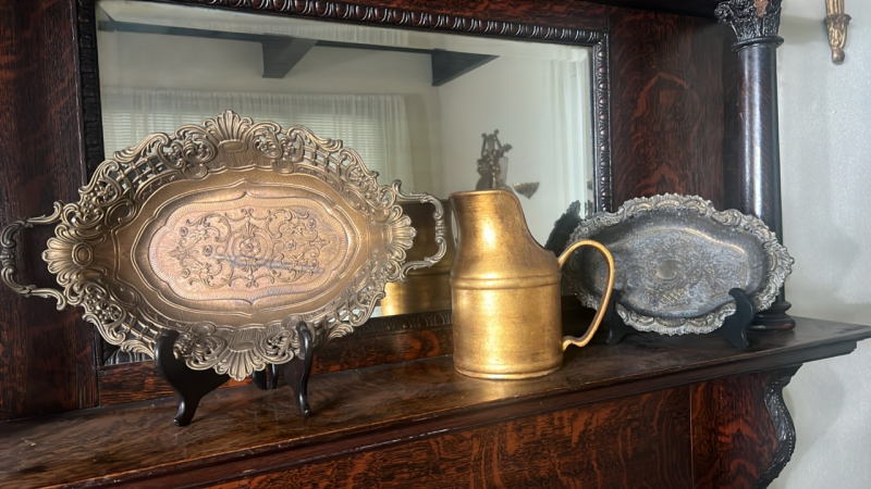 Italian Regency Dishes & Pitcher Vase