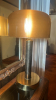 Rare Style Mid Century Modern Brass Table Lamp and Shade - 2