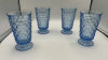 Mid Century Modern Vase Tiffin Copen Blue Crystal Ball Set - 9