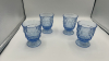 Mid Century Modern Vase Tiffin Copen Blue Crystal Ball Set - 11