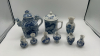 Porcelain Miniature Sake Set & Tea Pot - 2