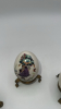 Cobalt Blue Porcelain Miniature Set w/ Fabergé Style Eggs - 12