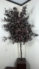 MCM Deco Brown Artificial Tree, Floral Arrangement Hanging Basket, & Storage Cube - 2