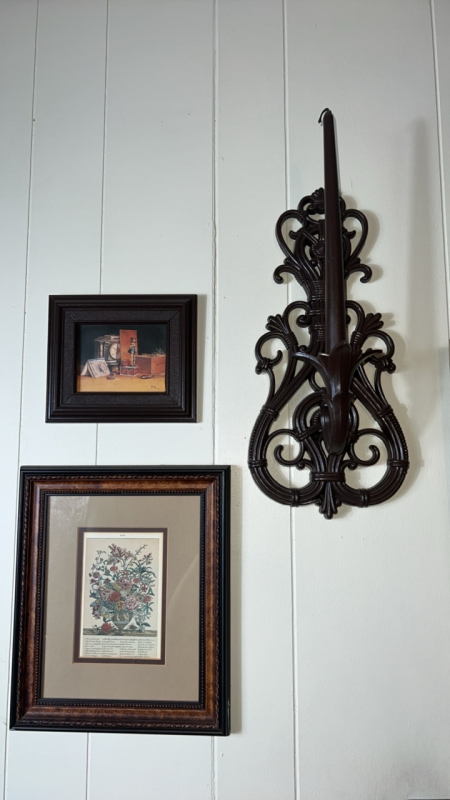 Wall Sconces & Assorted Artwork