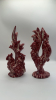 Mid Century Modern Ceramic Rooster & Hen Set - 2