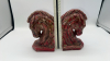 Mid Century Modern Ceramic Horse Head Book Ends (2) - 4