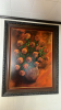 Large Floral Still Life Signed Oil Painting - 3