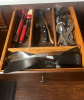 Drawers of Assorted Kitchen Utensils & Supplies