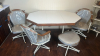 MCM Kitchen Table w/ Chairs & Stool