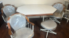 MCM Kitchen Table w/ Chairs & Stool - 4