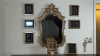 Gold Mirror, Music Box Clock and Wall Decor - 3