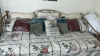 Twin Sized Bedding, Crochet Pillows, Assorted Blankets & Draperies - 3