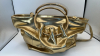 Gold Handbag & Clutch - 4