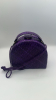 Ladies Purple Woven Wicker Style Handbag - 4