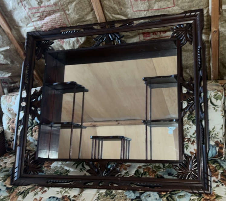 Knick Knack Mirrored Wall Shelf