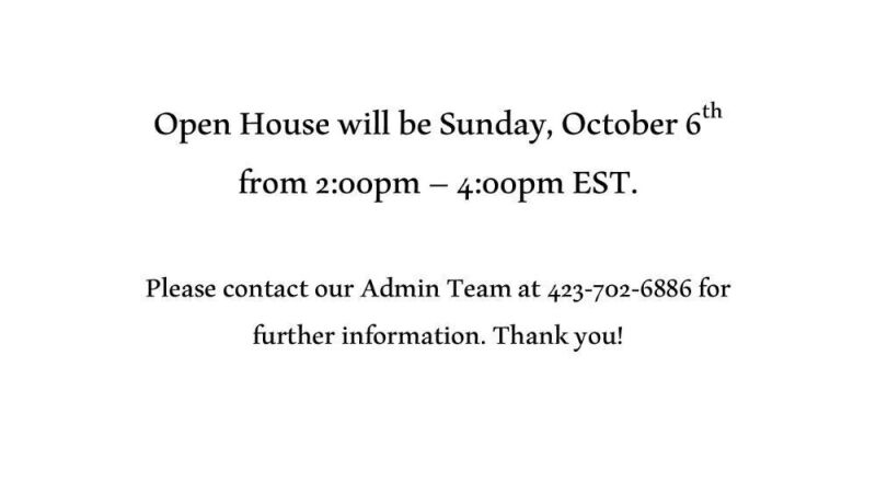 Open House Information